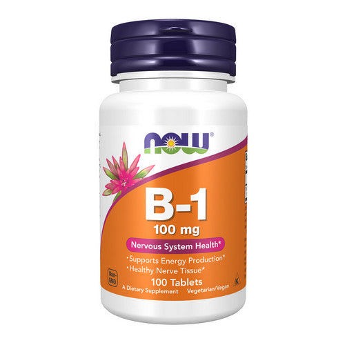 Vitamin B-1 100 Tabs by Now Foods