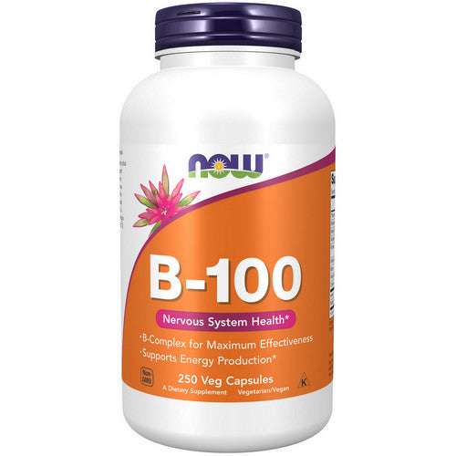 Vitamin B-100 250 Veg Caps by Now Foods