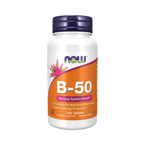 Vitamin B-50 100 Tabs by Now Foods
