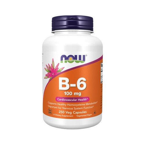 B-6 250 Caps by Now Foods