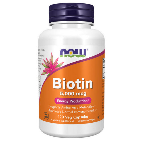 Biotin 120 Veg Caps by Now Foods