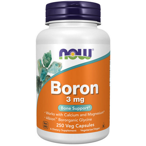 Boron 250 Veg Caps by Now Foods