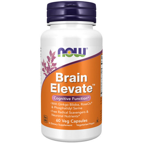 Brain Elevate Formula 60 Vcaps by Now Foods