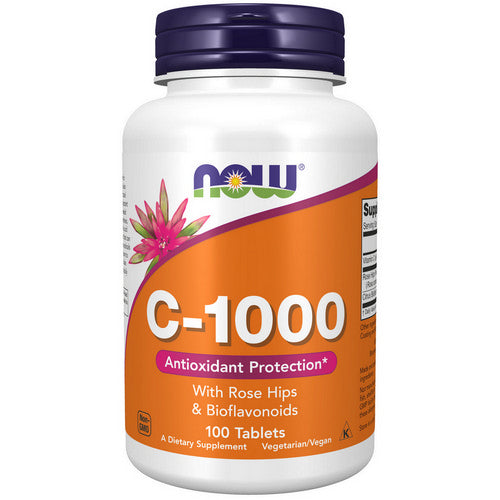 Vitamin C-1000 100 Tabs by Now Foods