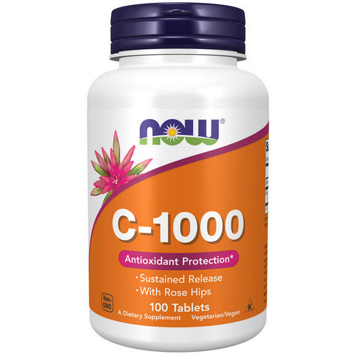 Vitamin C-1000 Sustained Release 100 Tabs by Now Foods