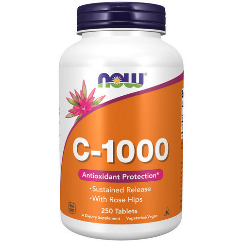 Vitamin C-1000 Sustained Release Tablets 250 Tabs by Now Foods