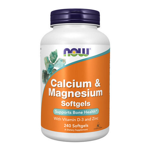 Calcium & Magnesium 240 Softgels by Now Foods