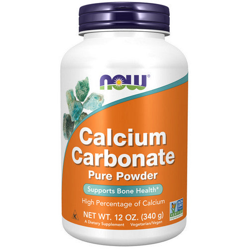 Calcium Carbonate Powder 12 Oz by Now Foods