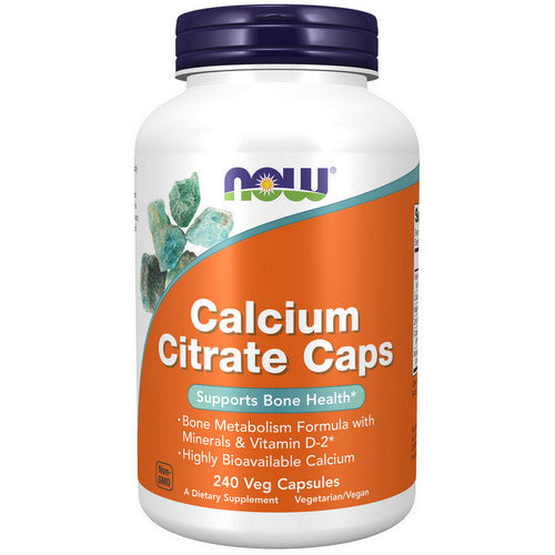 Calcium Citrate 240 Veg Caps by Now Foods