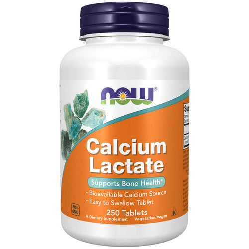 Calcium Lactate 250 Tabs by Now Foods