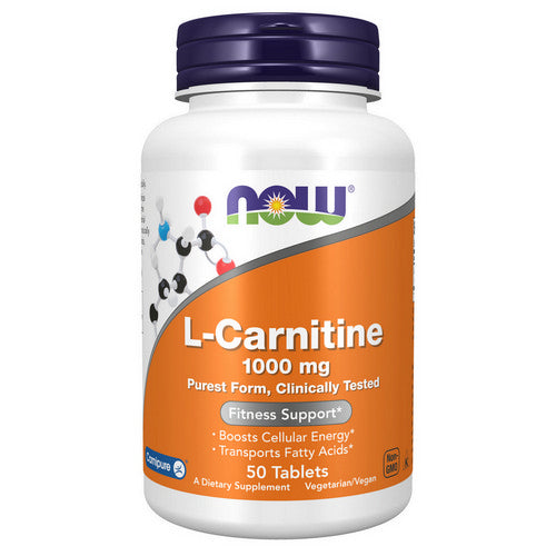 L-Carnitine 50 Tabs by Now Foods