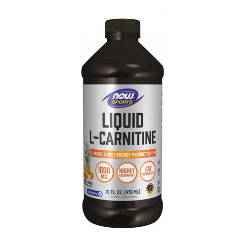 L-Carnitine Liquid Tropical Punch 16 OZ by Now Foods