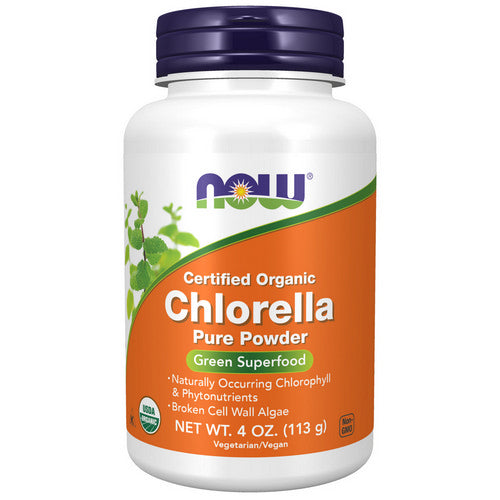 Chlorella Pure Powder 4 Oz by Now Foods