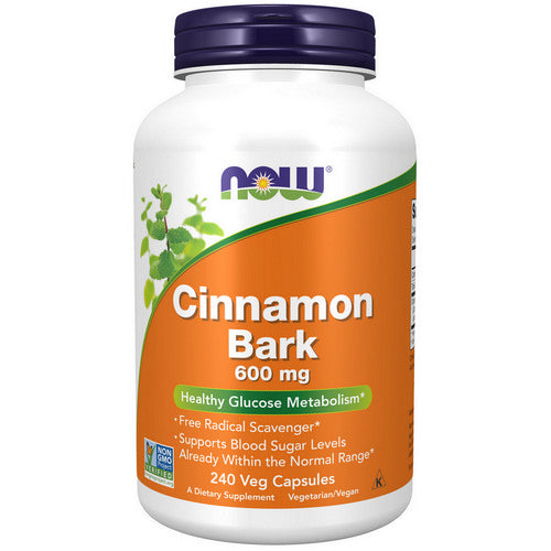 Cinnamon Bark 240 Caps by Now Foods