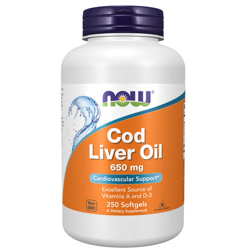 Cod Liver Oil 250 Softgels by Now Foods