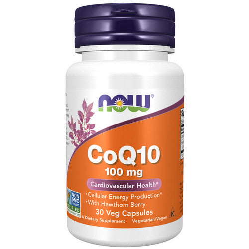 CoQ10 with Hawthorn Berry Vegetarian 30 Vcaps by Now Foods