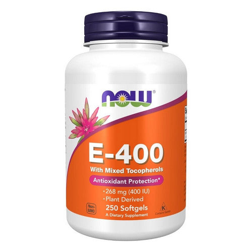 Vitamin E-400 With Mixed Tocopherols 250 Softgels by Now Foods