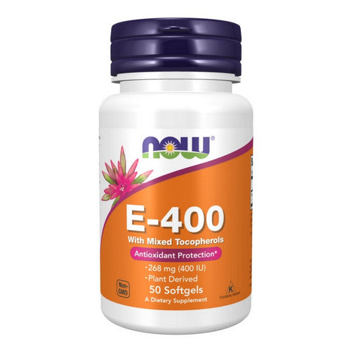 E-400 MT 50 Soft Gels by Now Foods