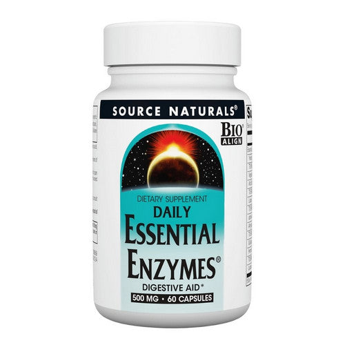 Daily Essential Enzymes 60 Caps by Source Naturals