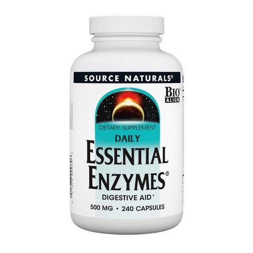 Daily Essential Enzymes 240 Caps by Source Naturals