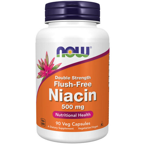 Niacin Double Strength Flush-Free 90 Veg Caps by Now Foods