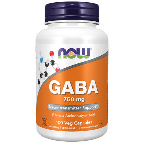 GABA 100 Vcaps by Now Foods