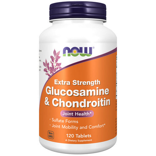 Glucosamine And Chondroitin Extra Strength 120 Tabs by Now Foods