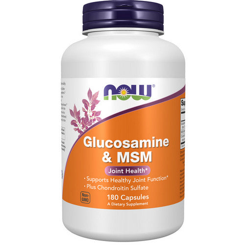 Glucosamine & M.S.M 180 Caps by Now Foods
