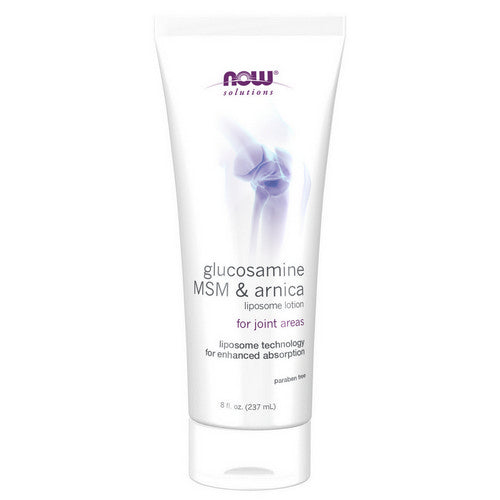 Glucosamine M.S.M and  Arnica Liposome Lotion 8 OZ by Now Foods
