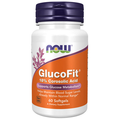 GlucoFit 60 Softgels by Now Foods