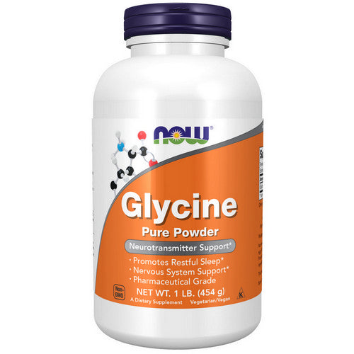 Glycine Pure Powder 1 Lb by Now Foods