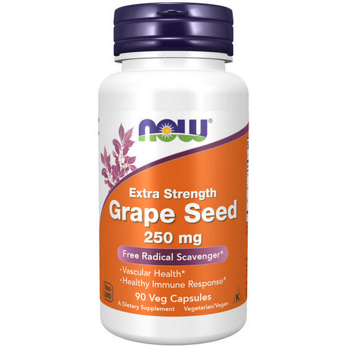 Grape Seed Extra Strength 90 Veg Caps by Now Foods