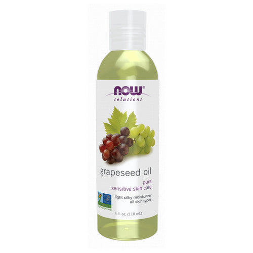 Grape Seed Oil 4 Oz by Now Foods