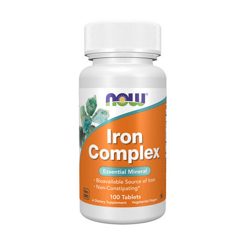 Iron Complex 100 Tabs by Now Foods
