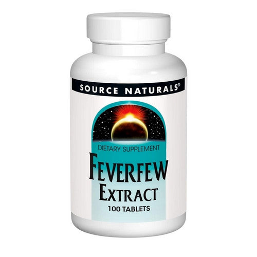 Feverfew Extract 100 Tabs by Source Naturals