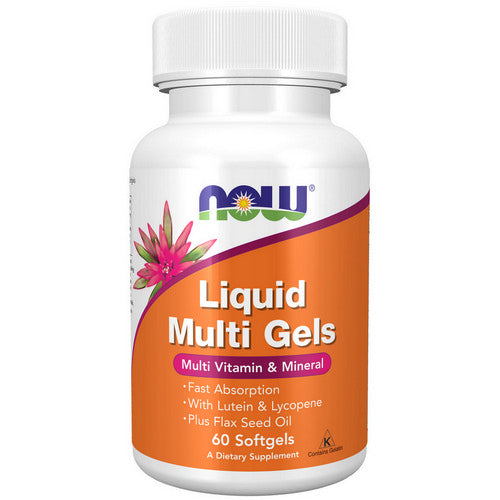 Liquid Multi Gels 60 Sgels by Now Foods