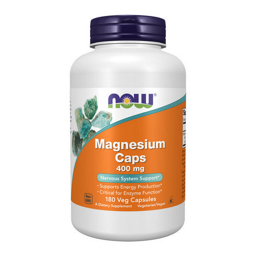 Magnesium Caps 180 Veg caps by Now Foods