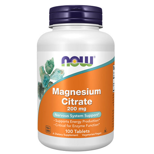 Magnesium Citrate 100 Tabs by Now Foods