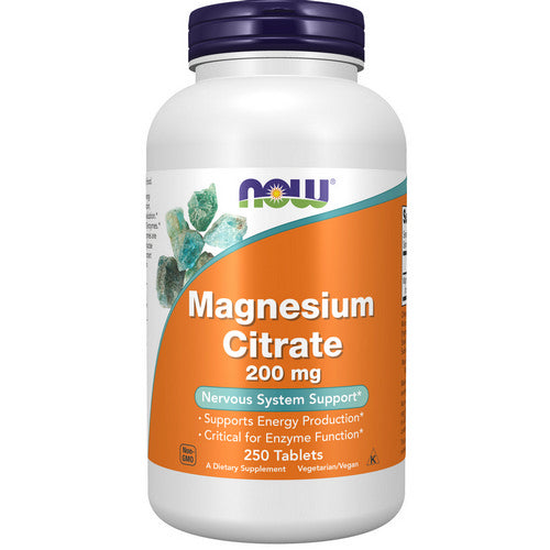 Magnesium Citrate 250 Tabs by Now Foods