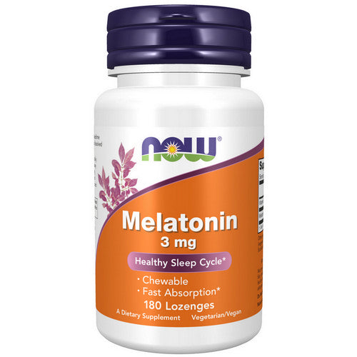 Melatonin 180 Lozenges by Now Foods