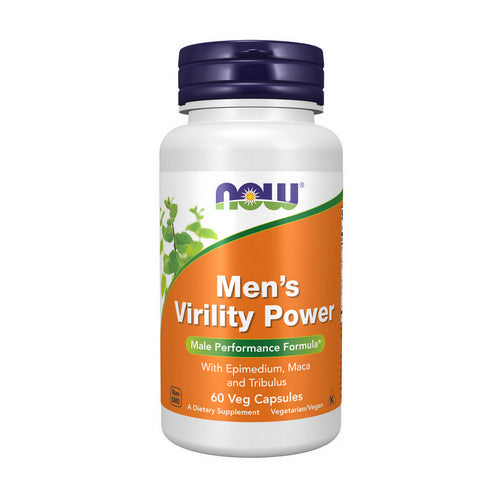Mens Virility Power 60 Caps by Now Foods