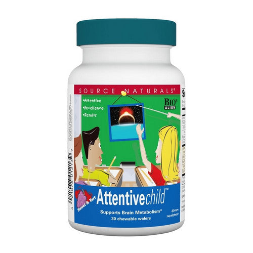 Attentive Child Sweet And Tart 30 wafers by Source Naturals