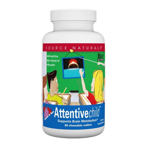 Attentive Child Sweet And Tart 60 by Source Naturals