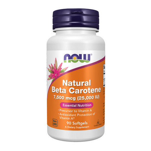 Natural Beta Carotene 90 Sofgels by Now Foods
