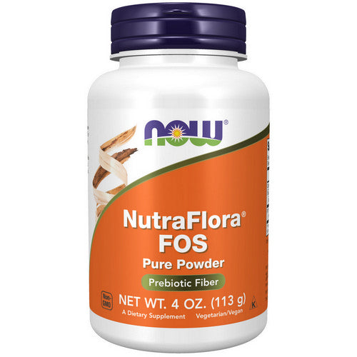 Nutra Flora FOS Powder Vegetarian 4 OZ by Now Foods