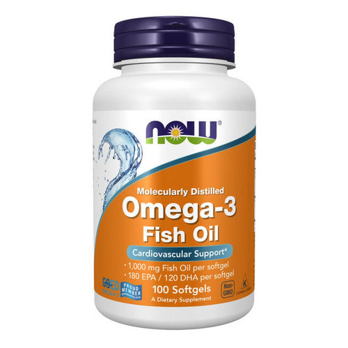 Omega-3 Fish Oil 100 Softgels by Now Foods