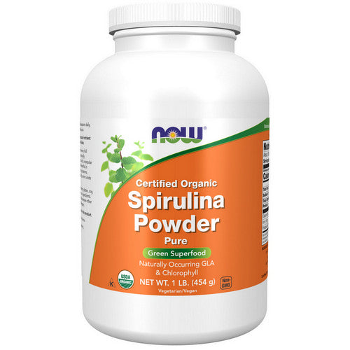 Organic Spirulina Powder 1 lb by Now Foods