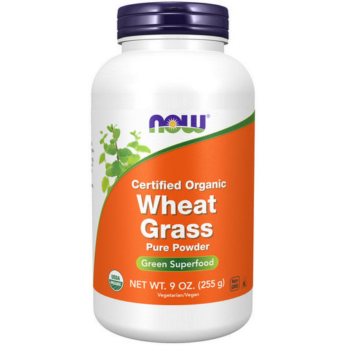 Organic Wheat Grass Powder 9 Oz by Now Foods