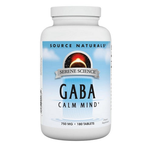 Gaba 180 Tabs by Source Naturals