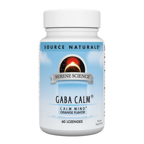 Serene Science Gaba Calm Orange 60 Tabs by Source Naturals